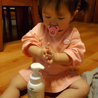 꼬모조이 콩순이 포밍 핸드워시 콩순이 엉뚱발랄 포인트팩 세트 — 4점을 준 리뷰어가 2019년 10월 올린 사용 사진