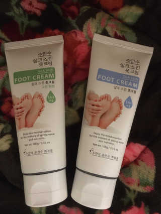 (주)에네스티 에네스티 수안수 실크스킨 풋크림 1+1 — 4.5점을 준 리뷰어가 2019년 11월 올린 사용 사진
