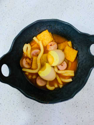 [홍코너떡볶이]옛날떡볶이 인기맛 4팩세트 — 5점을 준 리뷰어가 2019년 11월 올린 사용 사진