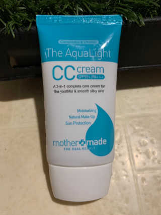 마더메이드 더 아쿠아라이트 CC크림 SPF50+ PA+++ — 5점을 준 리뷰어가 2019년 6월 올린 사용 사진