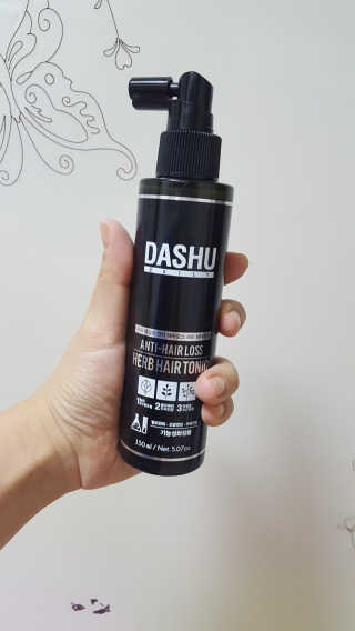 다슈코리아 다슈 안티 헤어로스 허브 헤어토닉 — 4점을 준 리뷰어가 2017년 10월 올린 사용 사진
