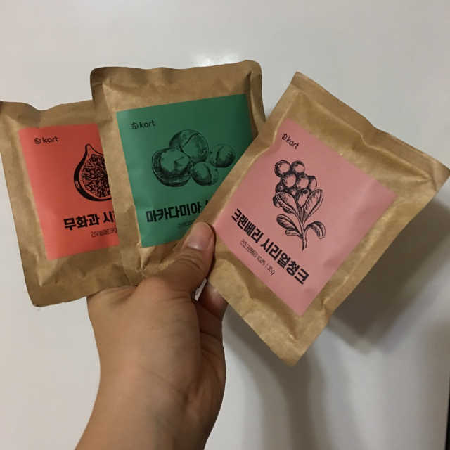 건강시리얼 5종세트 리뷰 사진