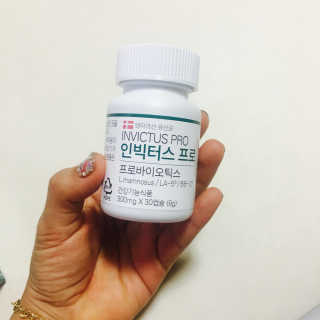라플레 염창환 박사의 3세대 유산균, 인빅터스 프로 — 5점을 준 리뷰어가 2018년 11월 올린 사용 사진