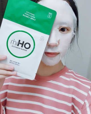 오아이엠 마스크팩 2종 _  꿀보카도 or 노니시카 — 4.5점을 준 리뷰어가 2019년 5월 올린 사용 사진