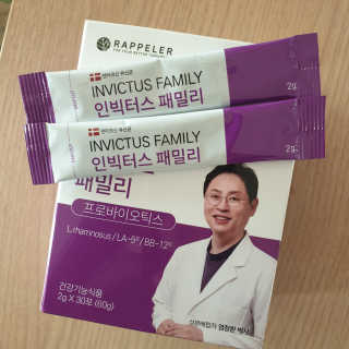 라플레 유해균을 이겨 튼튼한 장으로,  인빅터스 패밀리 — 4.5점을 준 리뷰어가 2019년 12월 올린 사용 사진
