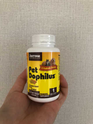 재로우 제로우 펫 도필러스 반려동물 유산균 영양제 70.5g — 5점을 준 리뷰어가 2018년 7월 올린 사용 사진