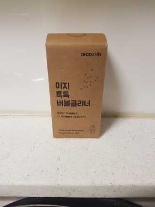[에코앤드]이지톡톡 버블클리너 1종세척제 — 4점을 준 리뷰어가 2019년 7월 올린 사용 사진