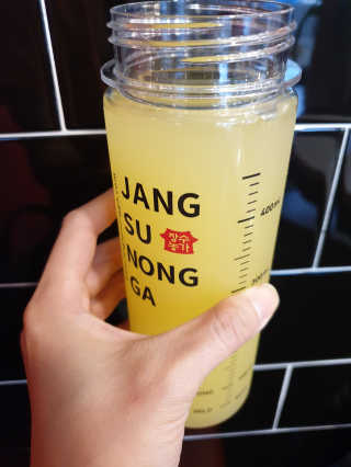 장수농가 리얼깔라만시 원샷 50ml 10팩+보틀 — 5점을 준 리뷰어가 2019년 6월 올린 사용 사진