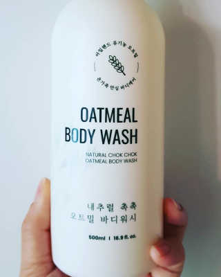 (주)에네스티 내추럴 촉촉  오트밀 바디워시 500ml — 5점을 준 리뷰어가 2019년 8월 올린 사용 사진