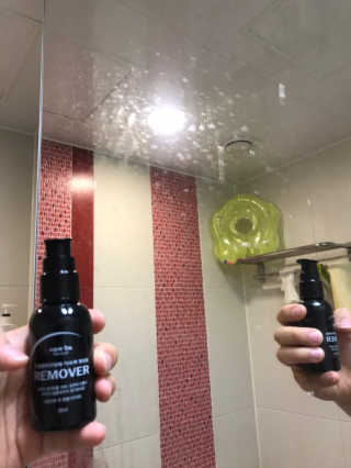 뷰오케이 욕실 화장실 셀프 물때제거 코팅제,리무버 50ml — 4.5점을 준 리뷰어가 2019년 5월 올린 사용 사진
