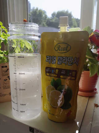 장수농가 리얼깔라만시 — 4.83점을 준 리뷰어가 2018년 6월 올린 사용 사진