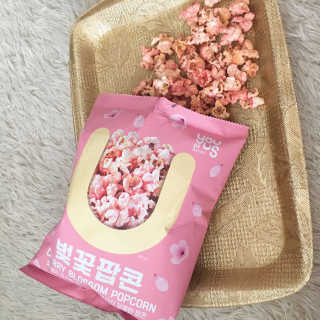 GS25 벚꽃 팝콘 + 벚꽃스파클링 + 벚꽃 청포도 에이드 — 3.33점을 준 리뷰어가 2018년 3월 올린 사용 사진