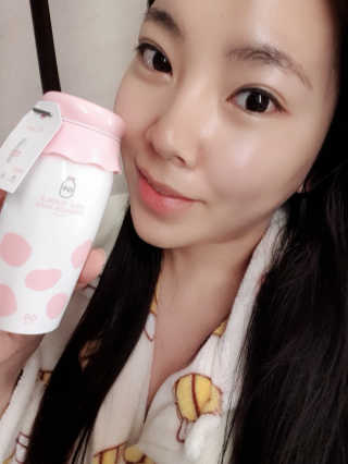 세안 필요 없는 지나인스킨 밀크 버블 에센스 팩 — 5점을 준 리뷰어가 2019년 11월 올린 사용 사진