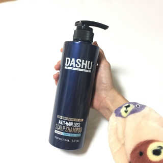 다슈코리아 다슈 데일리 한방 두피 골드 샴푸 500ml — 5점을 준 리뷰어가 2018년 1월 올린 사용 사진
