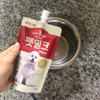 [빙그레] 에버그로 생유산균 1봉（10포입）+펫밀크2팩 — 5점을 준 리뷰어가 2019년 5월 올린 사용 사진
