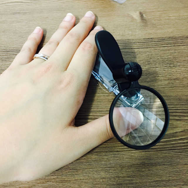보카스 회전 확대경 손톱깎이 리뷰 사진