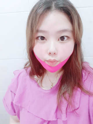 스케덤 펩타이드 리프팅밴드 — 5점을 준 리뷰어가 2019년 7월 올린 사용 사진