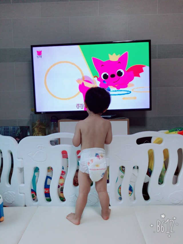 LG생활건강 토디앙 핑크퐁 밴드형 기저귀 리뷰 사진