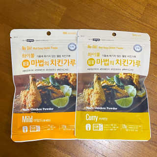MCP 하이몰 마법의치킨가루2봉랜덤 + 코코넛허니버터2봉 — 3.5점을 준 리뷰어가 2020년 3월 올린 사용 사진