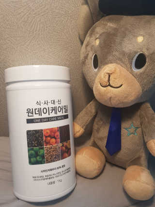 (주)이스터비엔에프 식사대용선식 원데이케어밀 1KG 대용량 — 4.5점을 준 리뷰어가 2019년 1월 올린 사용 사진