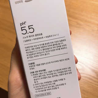 포므시 스노우화이트클렌징폼pH5.5 — 5점을 준 리뷰어가 2019년 10월 올린 사용 사진