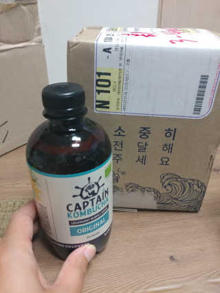 캡틴콤부차 캡틴 콤부차 라즈베리 2병 — 5점을 준 리뷰어가 2018년 6월 올린 사용 사진