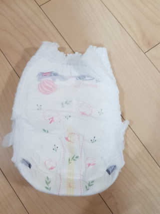 보솜이 리얼코튼 팬티형 — 4점을 준 리뷰어가 2019년 3월 올린 사용 사진