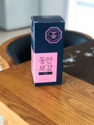 동안보감 얼작차 붓기를 빼주는 동안보감 한방 프리미엄 얼작차 — 4점을 준 리뷰어가 2019년 10월 올린 사용 사진