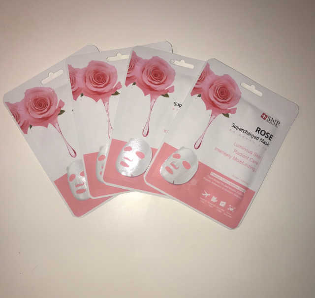 SNP Supercharged Mask_Rose Centifoli Flower 리뷰 사진