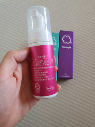 폼글 I foamgle [폼글] 거품가글 50ml 3종 - 민트, 라벤더, 라즈베리 — 5점을 준 리뷰어가 2019년 11월 올린 사용 사진