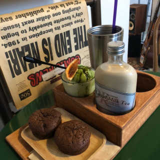 91커피 행궁점 [91카페 행궁점] 시그니처 메뉴 2잔 +브라우니 — 4.83점을 준 리뷰어가 2018년 11월 올린 사용 사진