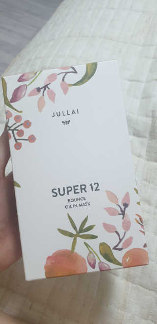 쥴라이Jullai 슈퍼 12 바운스 오일 인 마스크 — 5점을 준 리뷰어가 2019년 8월 올린 사용 사진