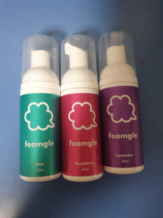 폼글 I foamgle [폼글] 거품가글 50ml 3종 - 민트, 라벤더, 라즈베리 — 5점을 준 리뷰어가 2019년 10월 올린 사용 사진
