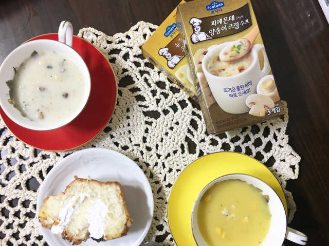 폰타나 즉석수프 리뷰 사진