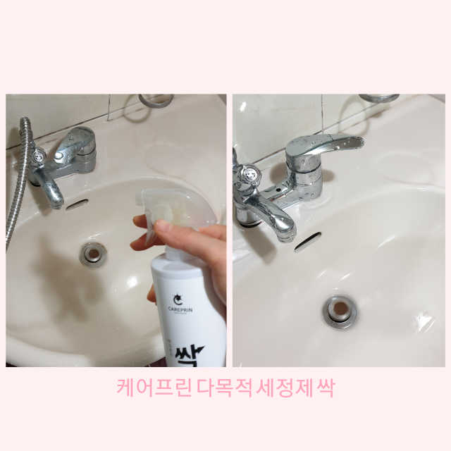 케어프린 다목적 세정제 싹 리뷰 사진