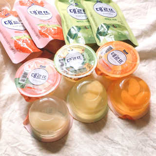 데르뜨 떠먹는 과일 3종, 짜먹는 과일 2종 총 10개 체험 — 5점을 준 리뷰어가 2020년 3월 올린 사용 사진