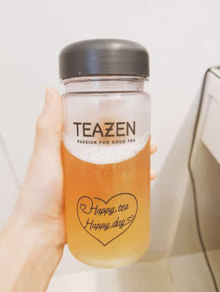 티젠 레몬밤 + 마이보틀 — 5점을 준 리뷰어가 2018년 7월 올린 사용 사진