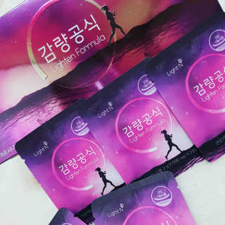 [감량공식] 다이어트 건강기능식품 — 5점을 준 리뷰어가 2019년 12월 올린 사용 사진