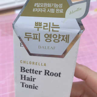 달리프 클로렐라 베러 루트 헤어토닉 100ml — 4.5점을 준 리뷰어가 2020년 1월 올린 사용 사진