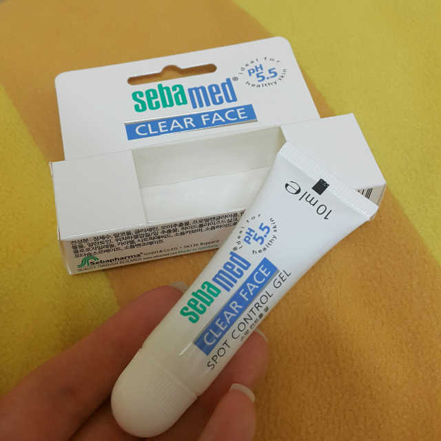 세바메드 클리어 페이스 스팟 컨트롤 젤 리뷰 사진