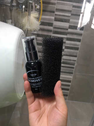 뷰오케이 욕실 화장실 셀프 물때제거 코팅제,리무버 50ml — 5점을 준 리뷰어가 2019년 5월 올린 사용 사진