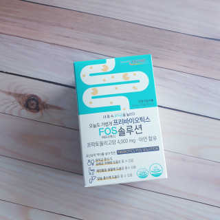 힐링팩토리 오늘도 가볍게 프리바이오틱스 FOS 솔루션 — 5점을 준 리뷰어가 2020년 2월 올린 사용 사진