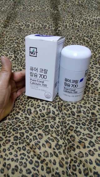 네츄럴굿띵스 퓨어 코랄 칼슘 700 30일분 — 5점을 준 리뷰어가 2018년 11월 올린 사용 사진