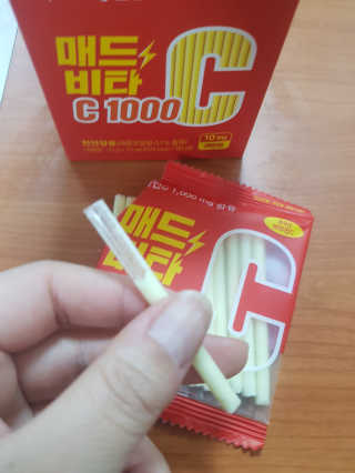 매드비타C 1000 — 4점을 준 리뷰어가 2019년 4월 올린 사용 사진