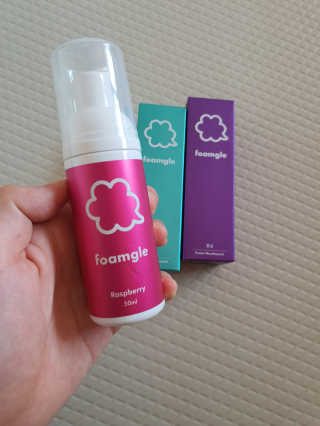폼글 I foamgle [폼글] 거품가글 50ml 3종 - 민트, 라벤더, 라즈베리 — 5점을 준 리뷰어가 2019년 11월 올린 사용 사진