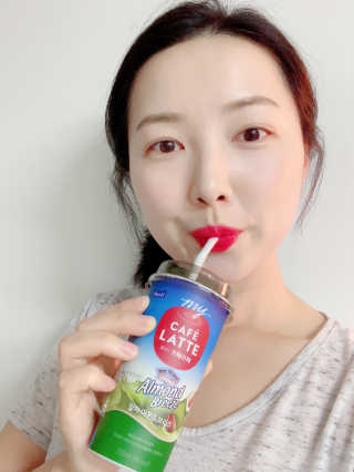 마이카페라떼 말차 아몬드브리즈 7개입 — 4점을 준 리뷰어가 2019년 11월 올린 사용 사진