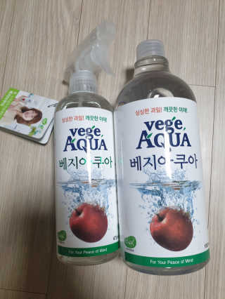 베지아쿠아 475ml + 리필 1000ml 1Set — 5점을 준 리뷰어가 2019년 10월 올린 사용 사진