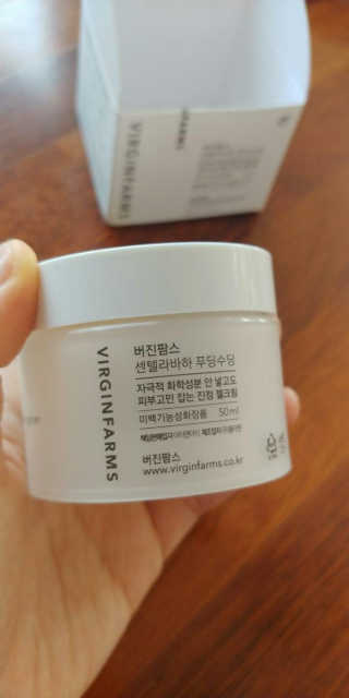 여름엔 이거 없으면 안돼 [버진팜스 푸딩수딩 크림] — 5점을 준 리뷰어가 2019년 10월 올린 사용 사진