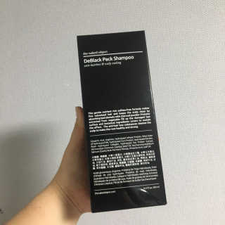 the naked object [탈모볼륨샴푸] 디블랙 팩 샴푸 — 4점을 준 리뷰어가 2019년 12월 올린 사용 사진