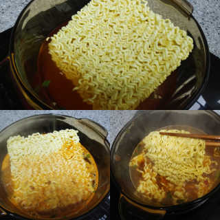 라면 그대로가 제일 맛있는 더엄마라면 — 5점을 준 리뷰어가 2019년 7월 올린 사용 사진